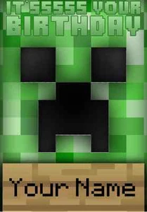  A5 Personalised ITS YOUR BIRTHDAY Greeting Card any name and age PIDMICR1 mine - Picture 1 of 1