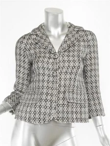 Chaqueta Blazer Corta de 2 Botones MARC JACOBS para Mujer Negra Gris Tejida 0 - Imagen 1 de 7