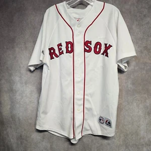 Vintage Majestic MLB Boston Red Sox Nomar Garciaparra 5 Jersey Mens L - Picture 1 of 10