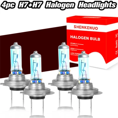 For Mercedes-Benz GLE350 16-18 4200K Combo halogen Headlight High Low Beam Bulbs - Image 1 of 4