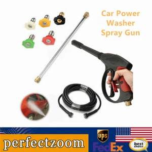 For Craftsman High Pressure Power Washer Spray Gun Wand Hose Kit+5 Tips New - Picture 1 of 8