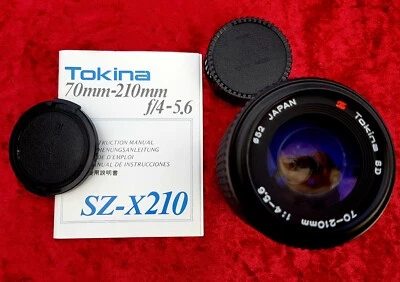 Tokina Sz -X 1:4 - 5,6/70 - 210 MM for Nikon Ais Connector +Caps - Image 1 of 4