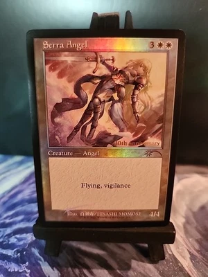 Serra Angel -MTG PROMO 30TH Anniv Anime RETRO FRAME FOIL  - Image 1 of 2