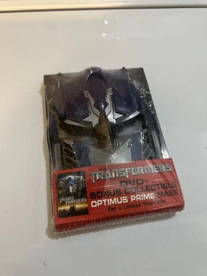 Transformers 2007 DVD w/ Optimus Prime Mask Bonus Collectible NEW RARE SEALED Foto 1 de 3