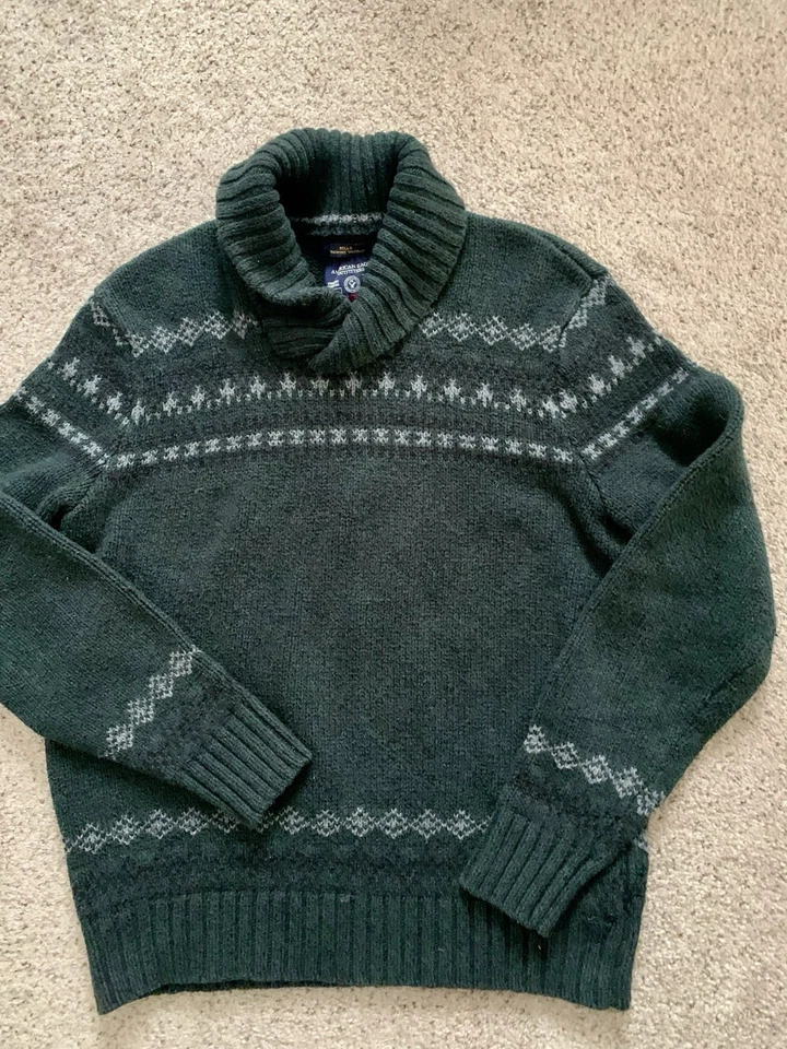 Suéter para hombre American Eagle Outfitters verde talla grande usado en excelente estado Foto 1 de 1