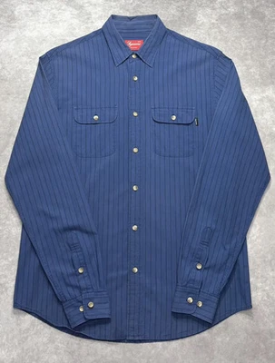 Винтажный Supreme в тонкую полоску на пуговицах  - Изображение 1 из 4