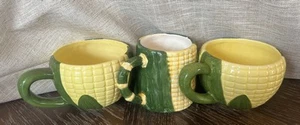 Vintage Suppentassen & Kaffeebecher Gemüse Mais - Bild 1 von 8