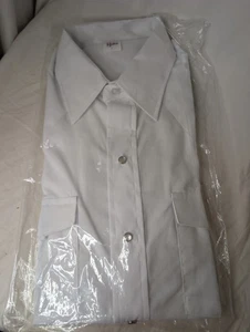 Camisa Malco Modes Para Hombre Talla Grande Blanca Estilo Occidental Pulsador - Imagen 1 de 5