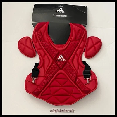 Protector de pecho Adidas Catchers Pro Series 2.0 rojo S99089 talla 16 Foto 1 de 4