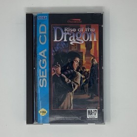 Dynamix Rise of the Dragon Sega CD 1994 Complete with Case & Manual
