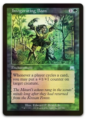 Invigorating Boon #267 (Foil) (NM) Onslaught ONS Magic MTG - Image 1 of 2