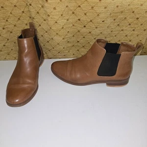Clarks Chelsea Brown Womens Leather Pull On UK Size 8/EU 42 (Used) - Picture 1 of 8