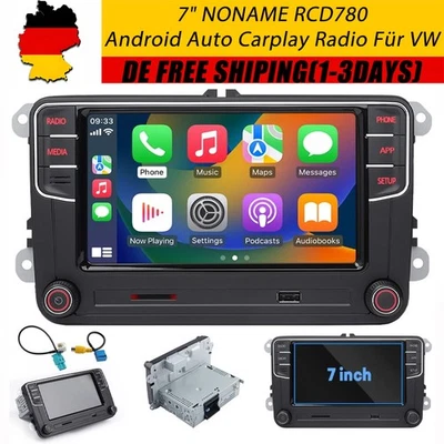 7" NONAME RCD330 RCD780 RCD360PRO 3 Plus 187B Android Auto Carplay Radio Für VW - Bild 1 von 4