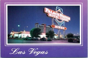 Palace Station Hotel and Casino with Bingo, Las Vegas, Nevada Postcard c1991 - Picture 1 of 2