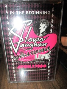1992 STEVIE RAY VAUGHAN & DOUBLE TROUBLE In The Beginning Cassette Epic 53168 NM - Picture 1 of 3
