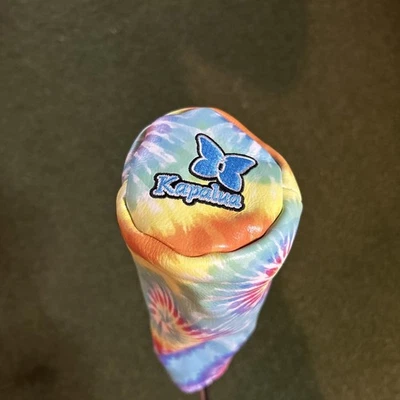 罕见 Kapalua 高尔夫俱乐部 PRG 混合杆头套 领带 染料 全新 — 第 1/3 张图片