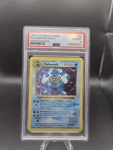 1999 Poliwrath 013/102 Base Set (Shadowless) Holo - PSA 8 - Picture 1 of 4