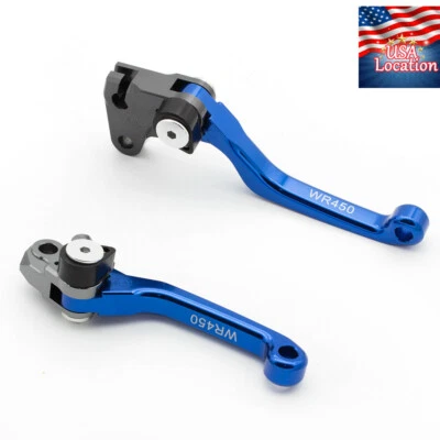 Palancas de embrague de freno CNC logotipo para Yamaha WR450F 2016-2021 2022 2023 2018 2015 Foto 1 de 4