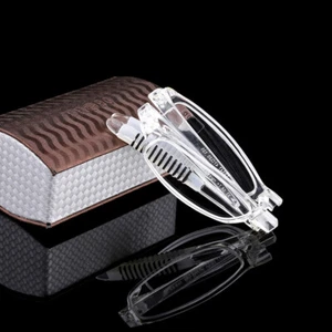 Light Weight Slim Folding TR Reading Glasses Transparent Reader +1.00 ~ +3.50 - Picture 1 of 9
