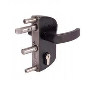 Locinox Lucchetto in poliammide con maniglie, Nero, LAKZ40P1LVCAP-9005 - Foto 1 di 3