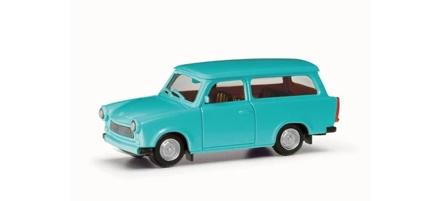 Herpa 020770-007 - 1:87 Trabant 601 Universale, Turchese Pastello - Nuovo - Immagine 1 di 1