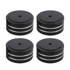 4x HiFi feet pad loudspeaker amplifier isolation stood aluminum feet pad - Picture 1 of 4