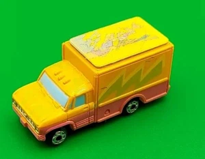 Micro Machines 1992 Ultra Movers #3 Boogie/Surf Ford Box Van Yellow/ Orange  - Picture 1 of 13