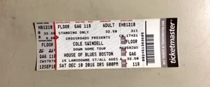COLE SWINDELL - 12/10/2016 - House of Blues - Boston, MA - Picture 1 of 2