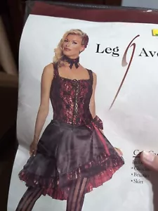 Leg Ave Can Can Girl Women's Costume 8815 large - Picture 1 of 1