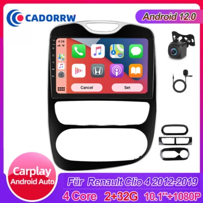 32GB 10.1" Android 12 Carplay Autoradio Für Renault Clio 4 2012-2018 GPS Navi BT - Bild 1 von 4