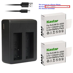 Kastar Battery Charger for SJ4000 SJ5000 SJ6000 SJ7000 SJ8000 Camera Camcorder - Picture 1 of 7