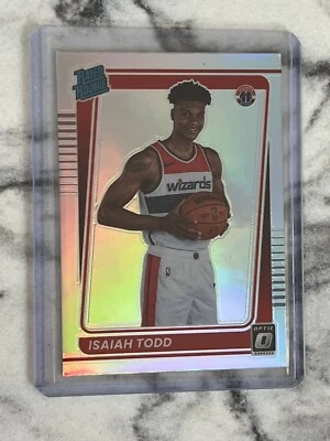 2021-22 Panini Donruss Optic Basketball Holo Rated Rookie Isaiah Todd #187 LT - Image 1 of 2
