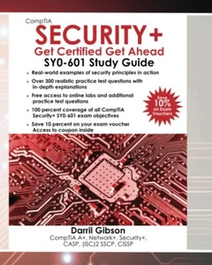 CompTIA Security+ Get Certified Get Ahead SY0-601 Study Guide di Darril Gibson, - Picture 1 of 1