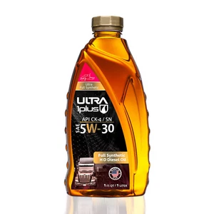 Ultra1Plus 5W-30 Full Synthetic Heavy-Duty Motor Oil API CK-4/SN – 1QT - Picture 1 of 12