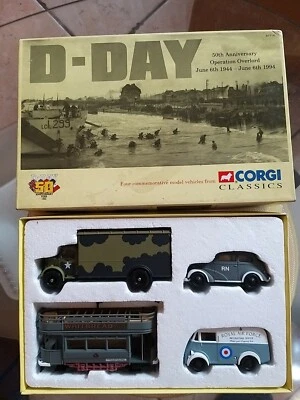 D DAY 50 ANNIVERSARIO OPERATION OVERLAND Corgi Toys MULTI 1:50 da collezione  - Immagine 1 di 4