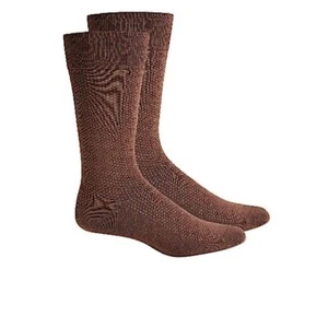 Alfani Men's Mini Dot Crew DressSocks, tan mesh sock size 10-13 set of 2 - Picture 1 of 8