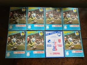 8 x Bristol Rovers home programmes from the 1984-85 Season, Listed - Picture 1 of 5