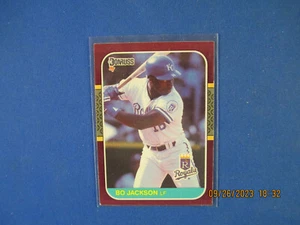 1987 Donruss Baseball's Best # 205 Bo Jackson EX-MT soft bottom left corner - Imagen 1 de 3