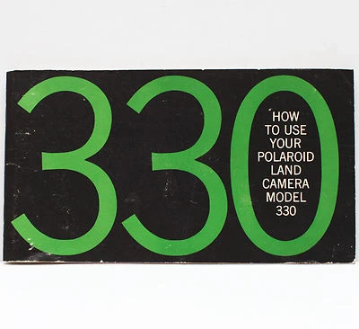 Vintage Polaroid 330 Instant Film Land Camera Manual Instructions Guide 1969 - Image 1 of 4