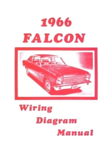 Ford 1966 Falcon diagrama de cableado manual 66 Foto 1 de 1