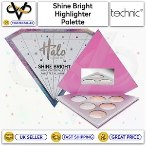 Technic Halo Shine Bright Highlighter Palette Shimer Highlighter Set - Picture 1 of 1