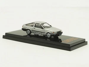 Hobby Japan 1/64 TOYOTA COROLLA LEVIN AE86 Silver Diecast Toy Collection in box - Picture 1 of 4