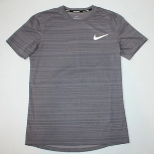 Nike Boy's Gray Dry Fit Short Sleeve Tee T-Shirt Top in size S - Picture 1 of 2