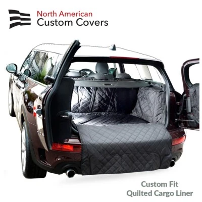Mini Clubman Cargo Trunk Liner Dog Mat Quilted 2022 2023 2024 Custom Fit QBL340 - Image 1 of 4