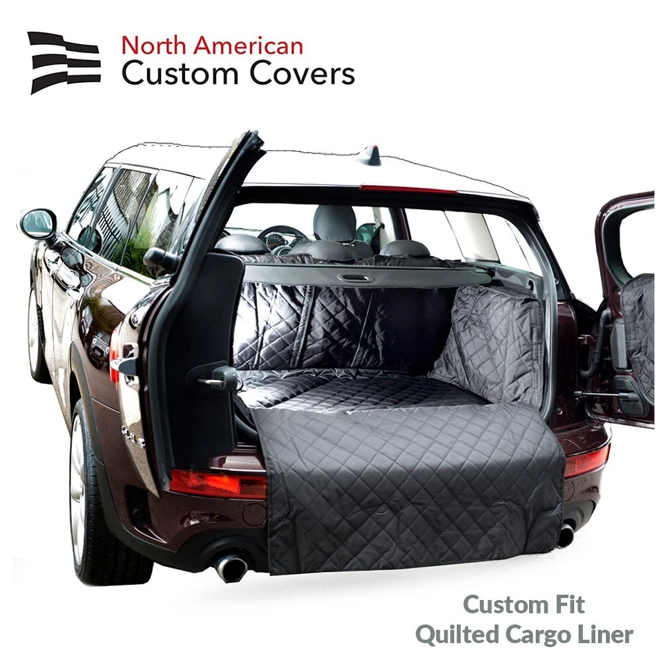 Mini Clubman Cargo Trunk Liner Dog Mat Quilted 2019 2020 2021 Custom Fit QBL340 - Image 1 of 4