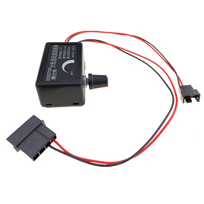 PC Chassis Fan Speed Controller 4pin Power Input Connector 3pin 5A 60W Output - Image 1 of 4