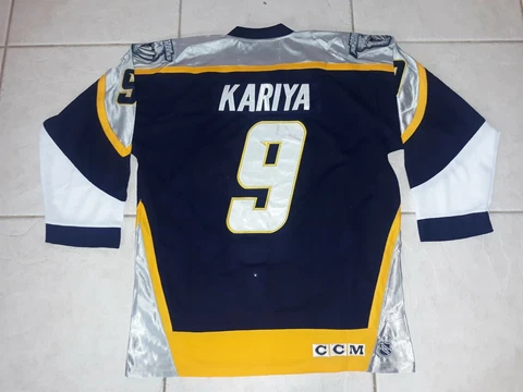PAUL KARIYA NASHVILLE PREDATORS CCM THROWBACK JERSEY. SIZE MEN'S LG. NEW Cover