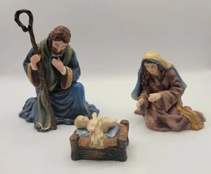 THOMAS KINKADE HAWTHORNE VILLAGE KRIPPE BABY JESUS, MUTTER MARIA, JOSEPH **NEU* - Bild 1 von 12