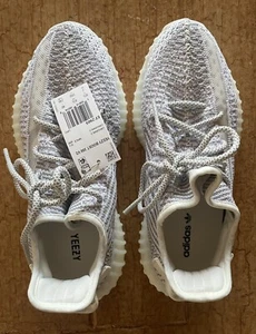 Yeezy Boost 350 v2 White/Grey Men’s size 7 NIB - Picture 1 of 6