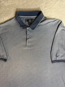 Camisa polo de golf vintage Nike Y2K azul manga corta logotipo bordado para hombre XL 90s - Imagen 1 de 12